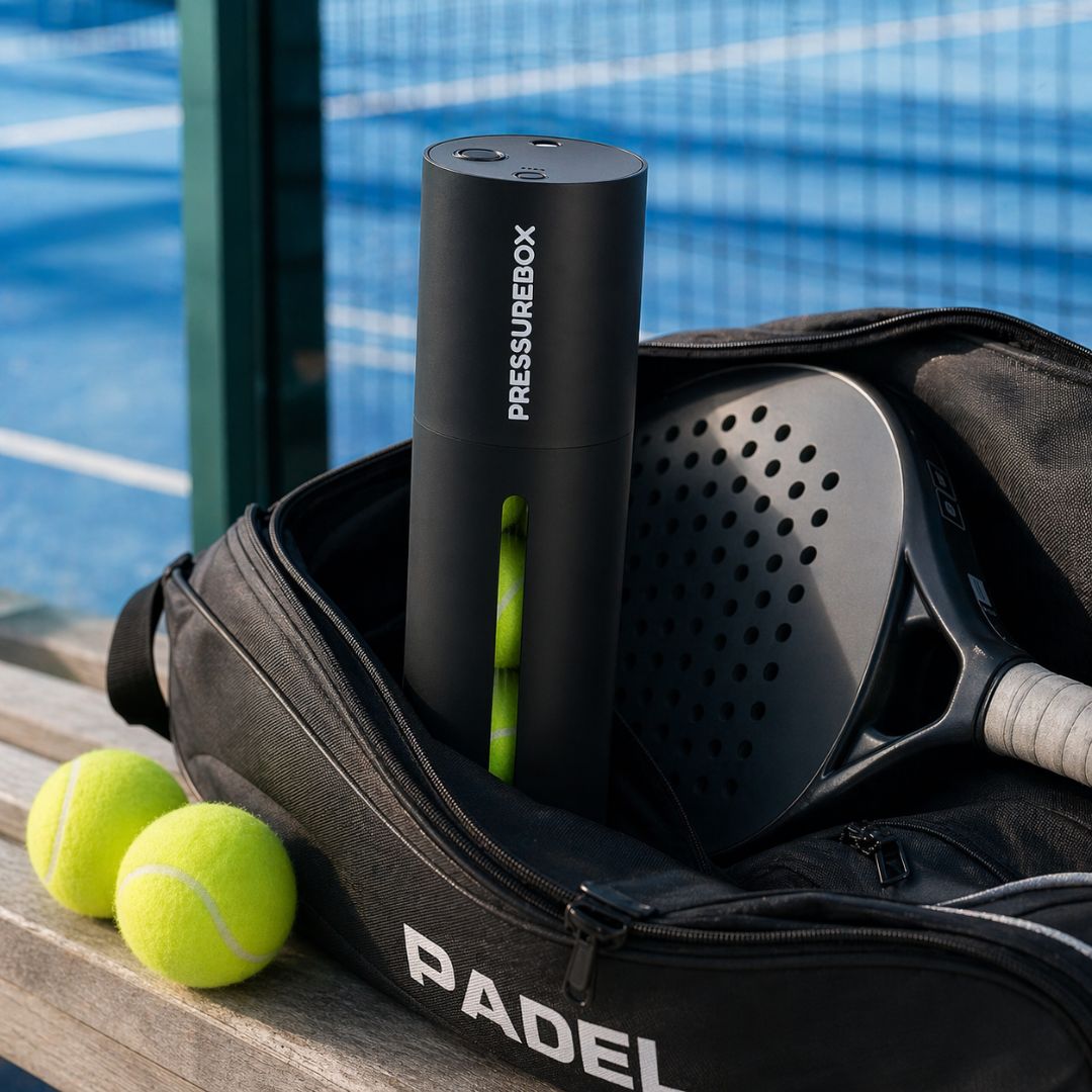 Pressurebox Pro - holder padel- og tennisbolde friske op til 8x længere
